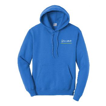 01 - Goodwill Fleece Hooded Sweatshirt - Royal